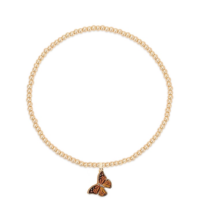 Luca + Danni Monarch Butterfly Stretch Anklet