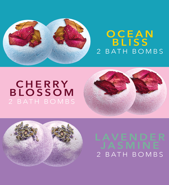 Lovery Bath Bombs Gift Set   10 Xl Bath Fizzies w/ Shea & Coco Butter