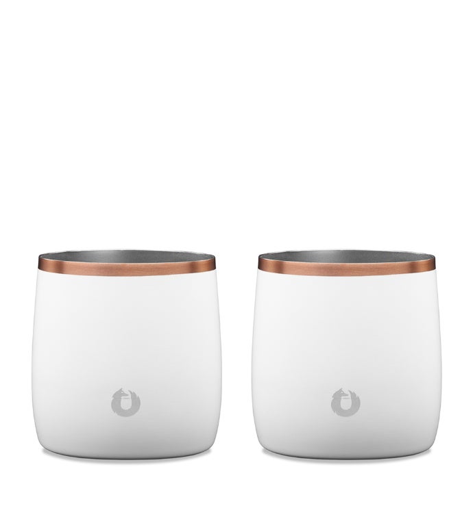 Stainless Steel Rocks Glass, Set Of 2