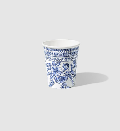 French Toile Cups (10 Per Pack)