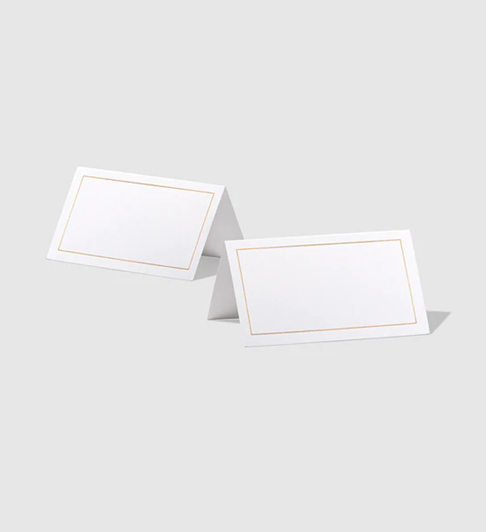 Good As Gold Place Cards  10 Per Pack