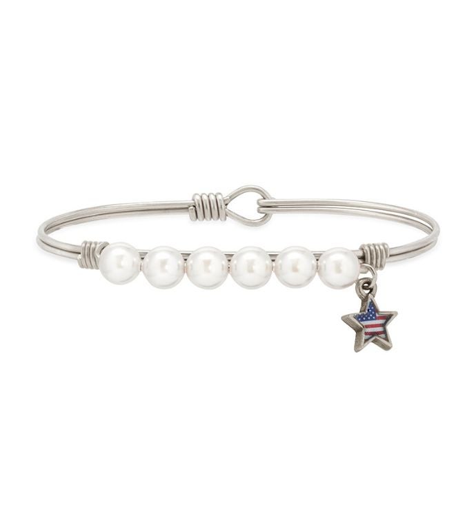Luca + Danni American Star Crystal Pearl Bracelet