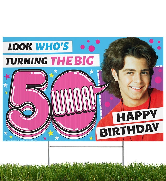 Joey, Happy Birthday, The Big 5 whoa!  Yard Sign