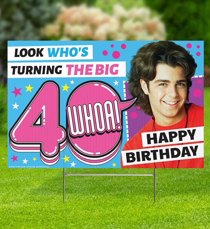 Joey, Happy Birthday, The Big 4-whoa!  Yard Sign