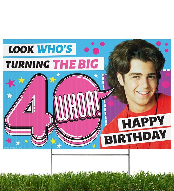 Joey, Happy Birthday, The Big 4-whoa!  Yard Sign
