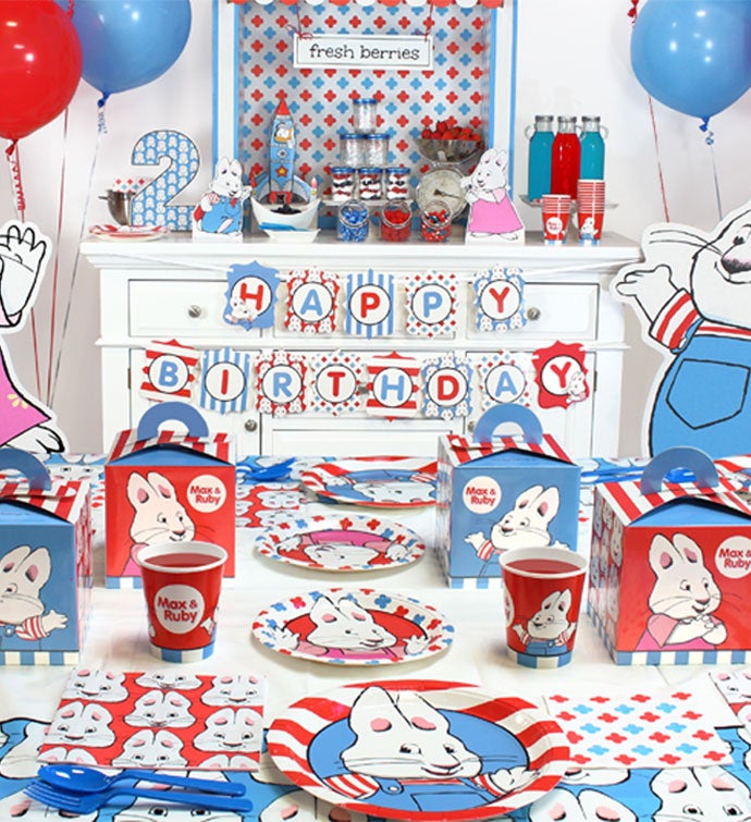 Max and Ruby Party Pack for 8 guests