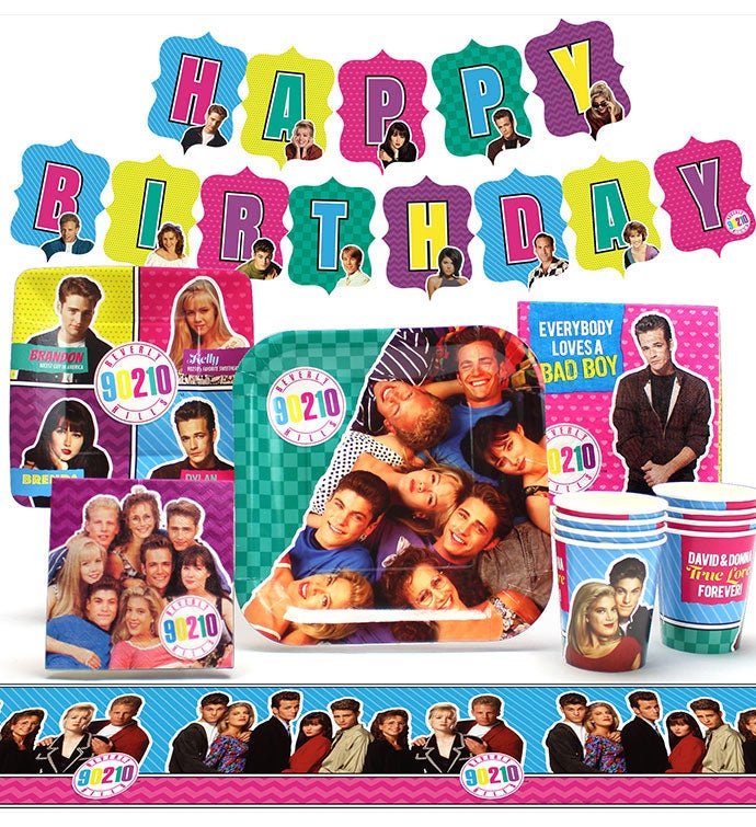 Beverly Hills 90210 Party pack for 8 Guests