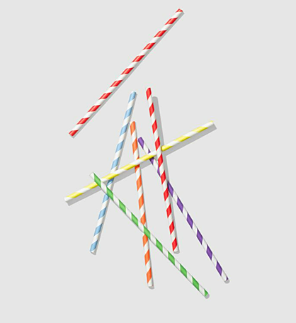 Make It Rainbow Paper Straws (25 Per Pack)