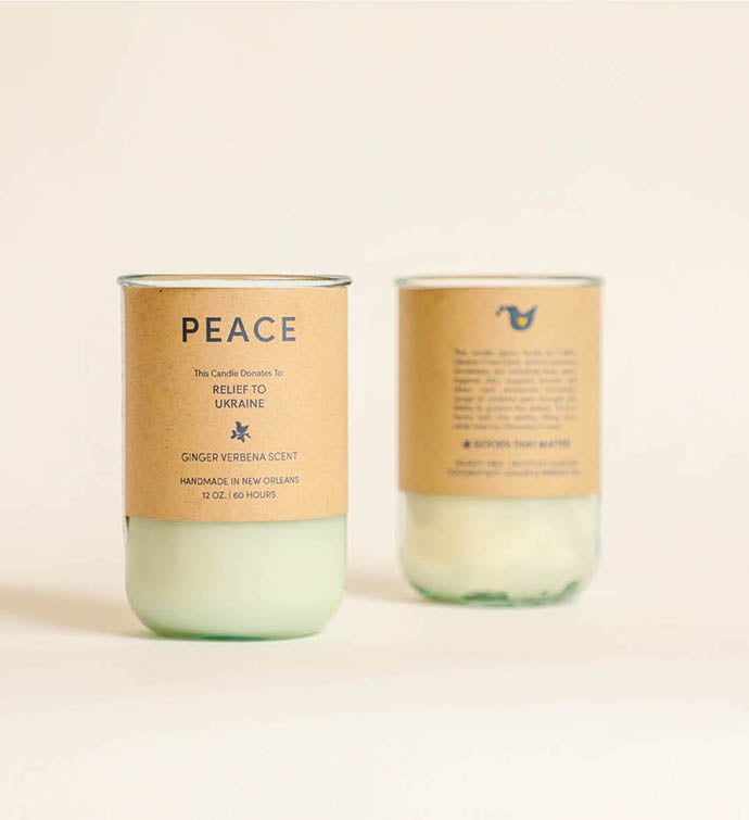 Peace - Ginger Verbena Scent, Gives To Ukraine Relief