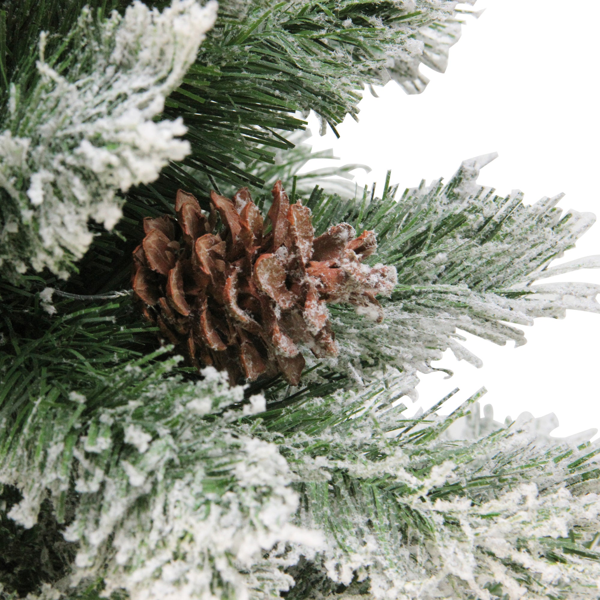 Flocked Angel Pine Artificial Christmas Tree 7' - Unlit