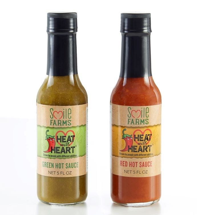 Heat with Heart™ Hot Sauce Red & Green (2 Pack)