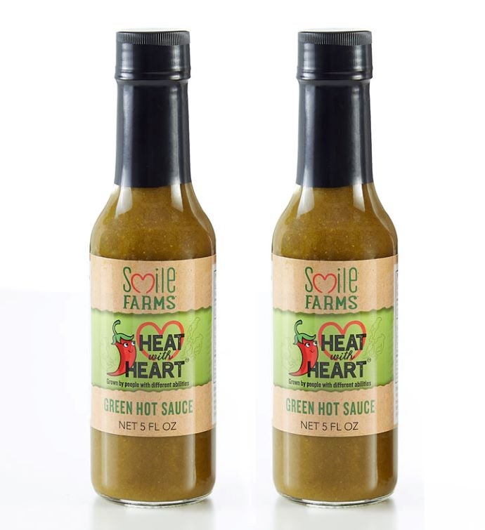 Heat with Heart™ Hot Sauce Green (2 Pack)