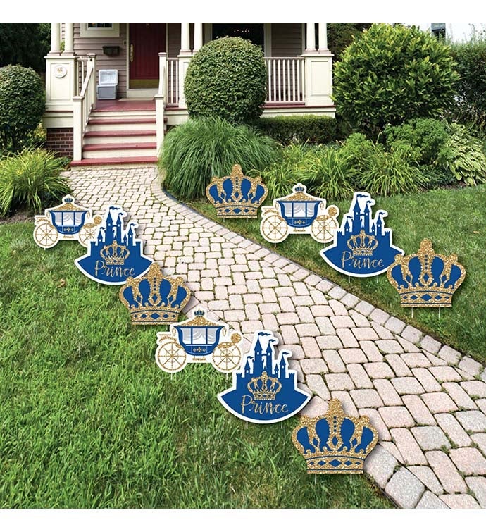 Royal Prince Charming   Lawn Decor   Outdoor Party Yard Decor   10 Pc