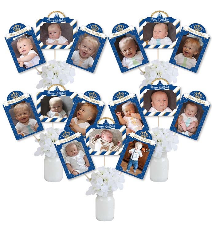 Royal Prince Charming   Party Picture Centerpiece Photo Table Toppers 15 Ct