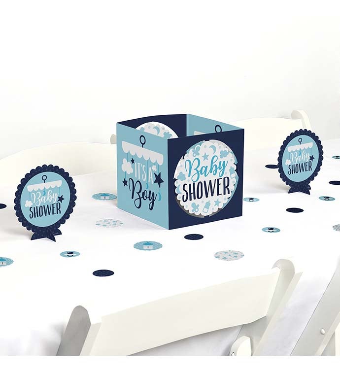 It's A Boy   Blue Baby Shower Centerpiece And Table Decoration Kit