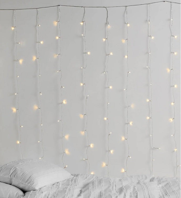300 Led 9ft X 9ft Twinkling Curtain Lights Plug In