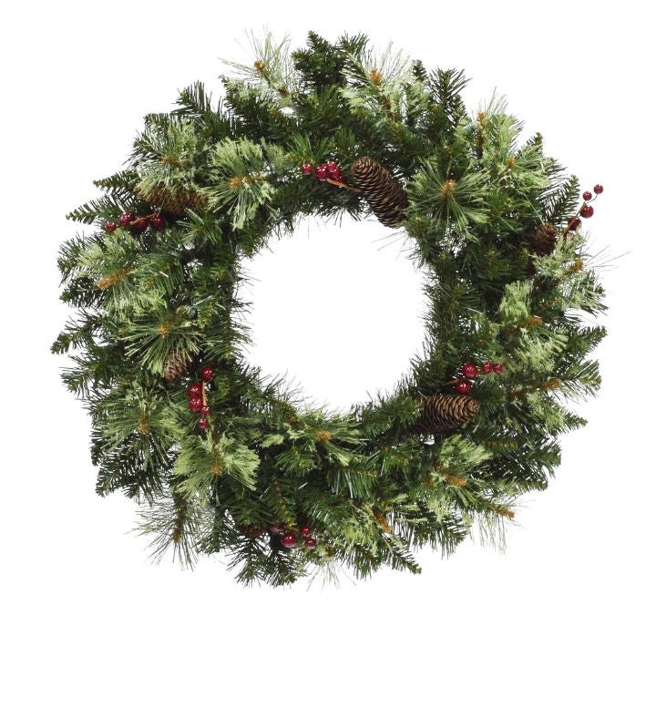 Artificial Christmas Wreath 24"