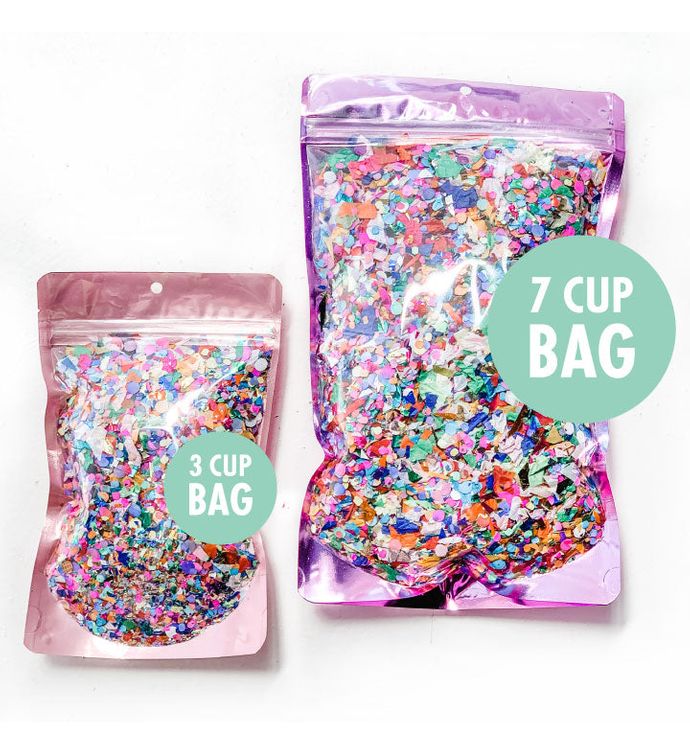 Hand-mixed Thimble confetti