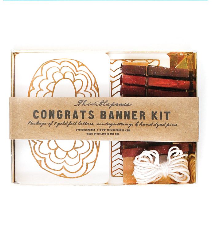 Celebrate Letterpress DIY Banner Kit – Thimblepress