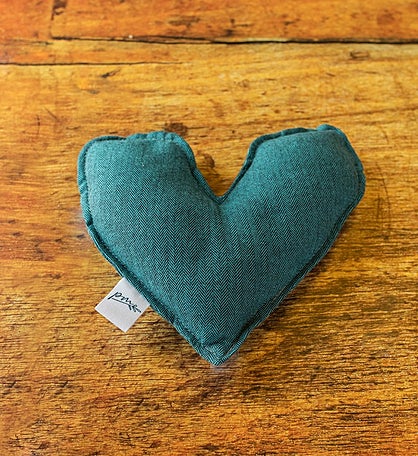 Teal Heart Of Hope Weighted Pillow