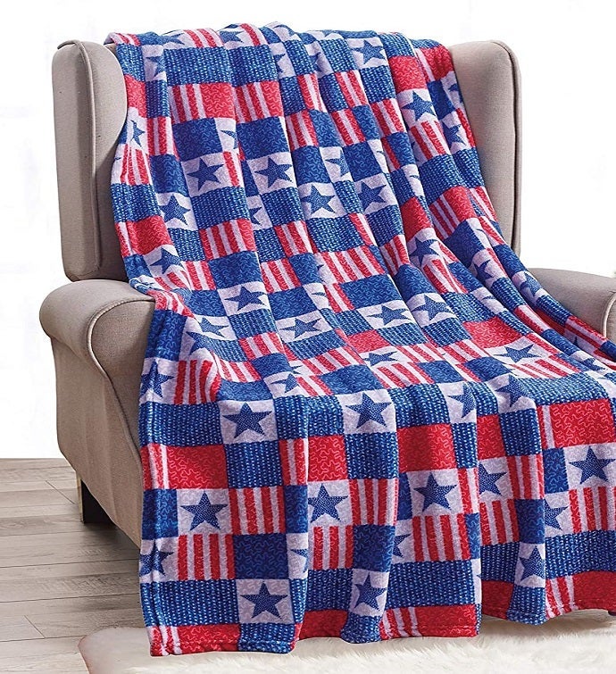 Patriotic Throw Blanket