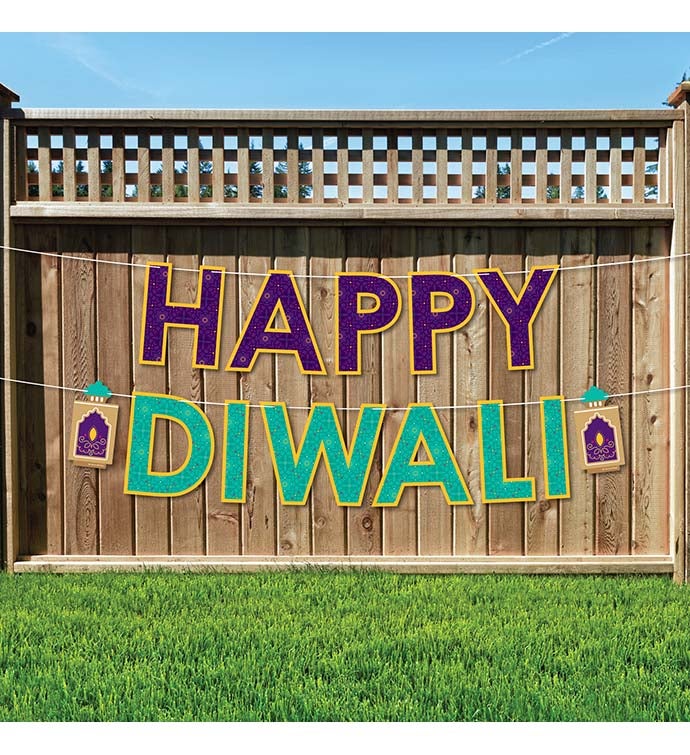 Happy Diwali   Large Party Decor   Happy Diwali   Outdoor Letter Banner