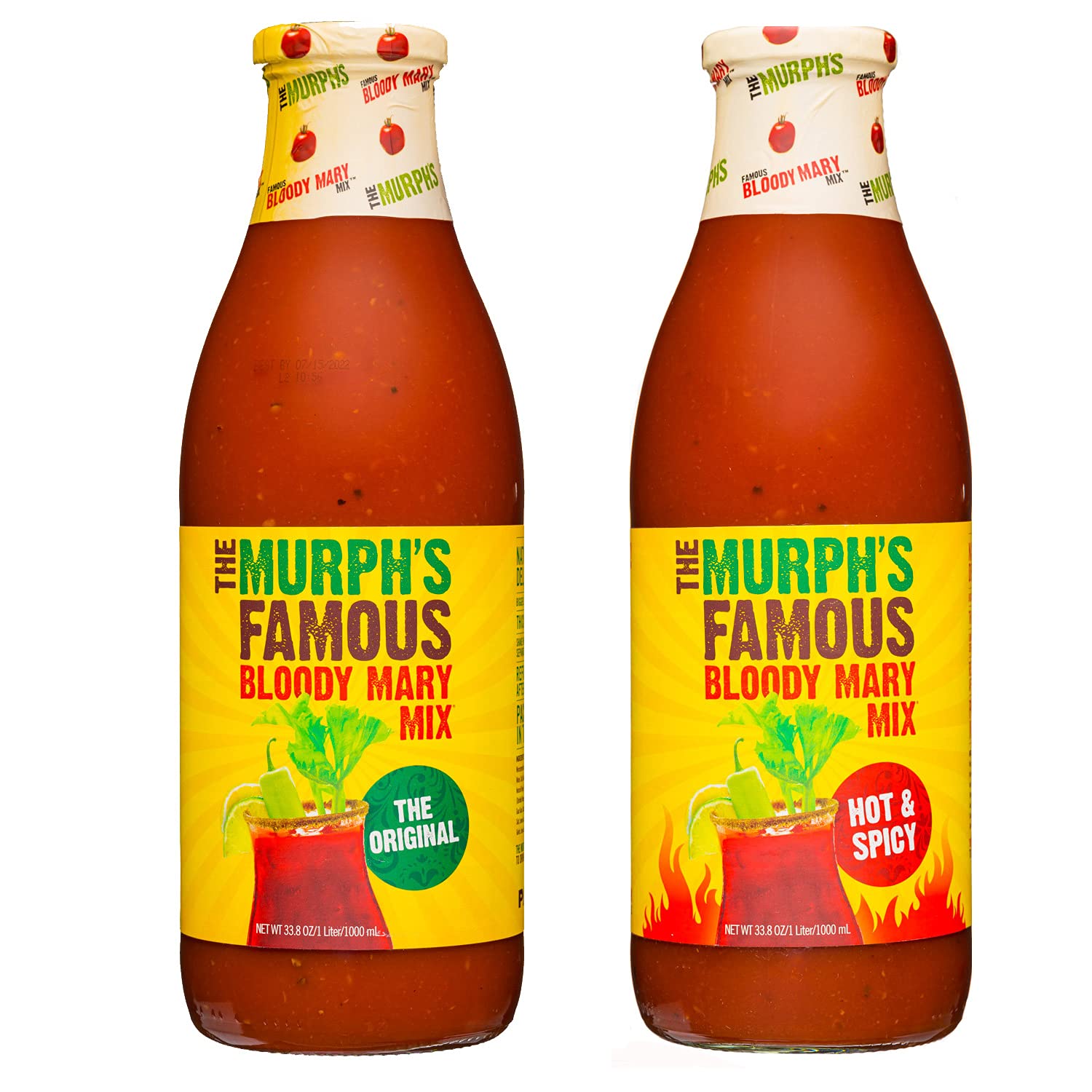The Murph's Famous Bloody Mary Mix, Mix & Match, 33.8 Fl Oz  pack Of 2