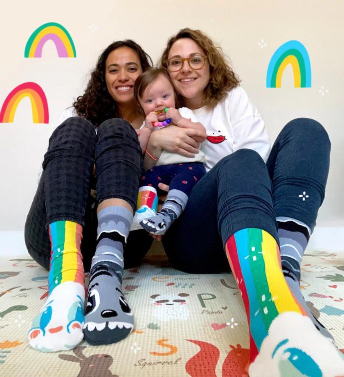 Rainbowface & Mr. Gray Pals Socks - Mismatchy Set