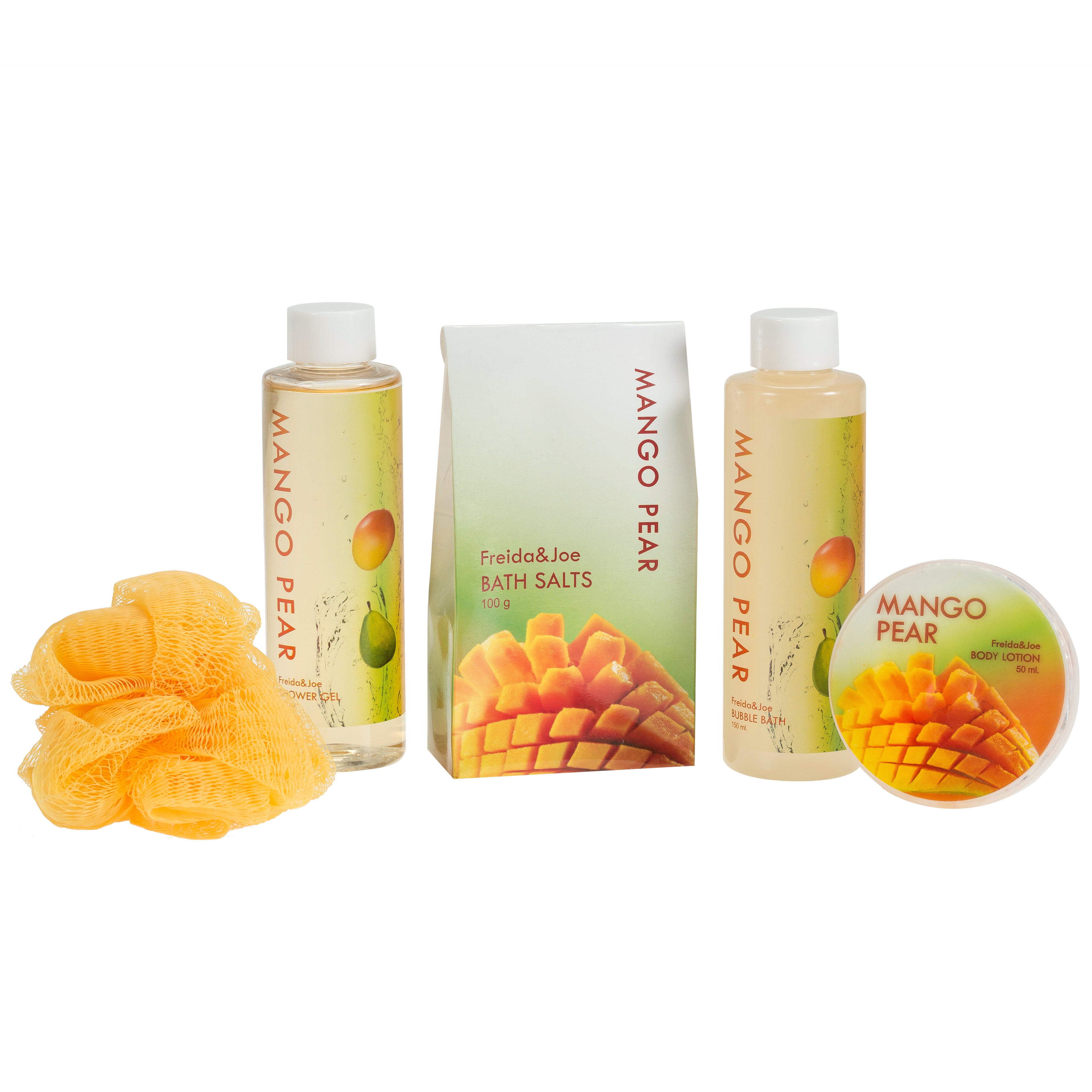 Freida and Joe Fragrance Bath & Body Spa Gift Set in a Tub Basket