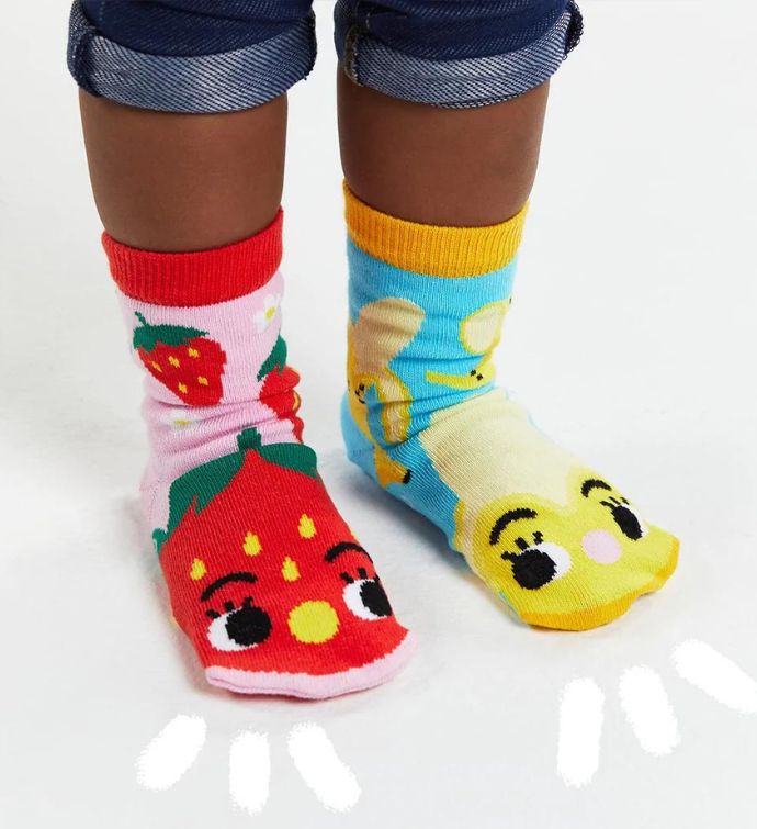 Strawberry & Banana Pals Socks