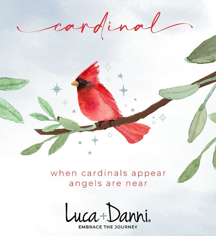 Luca + Danni Cardinal Crystal Heart Bangle Bracelet