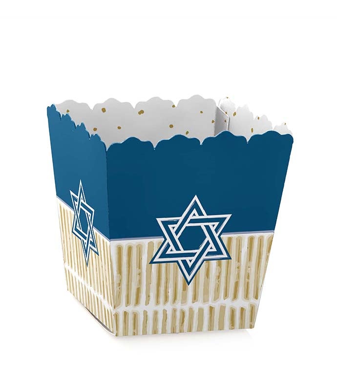 Happy Hanukkah   Party Mini Favor Boxes   Chanukah Treat Candy Boxes 12 Ct