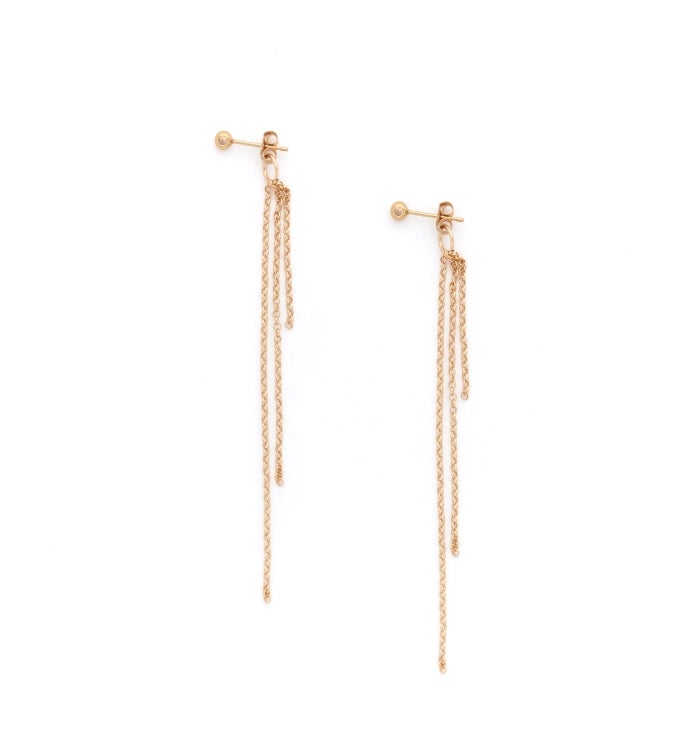 14k Gold Filled Chain Earrings