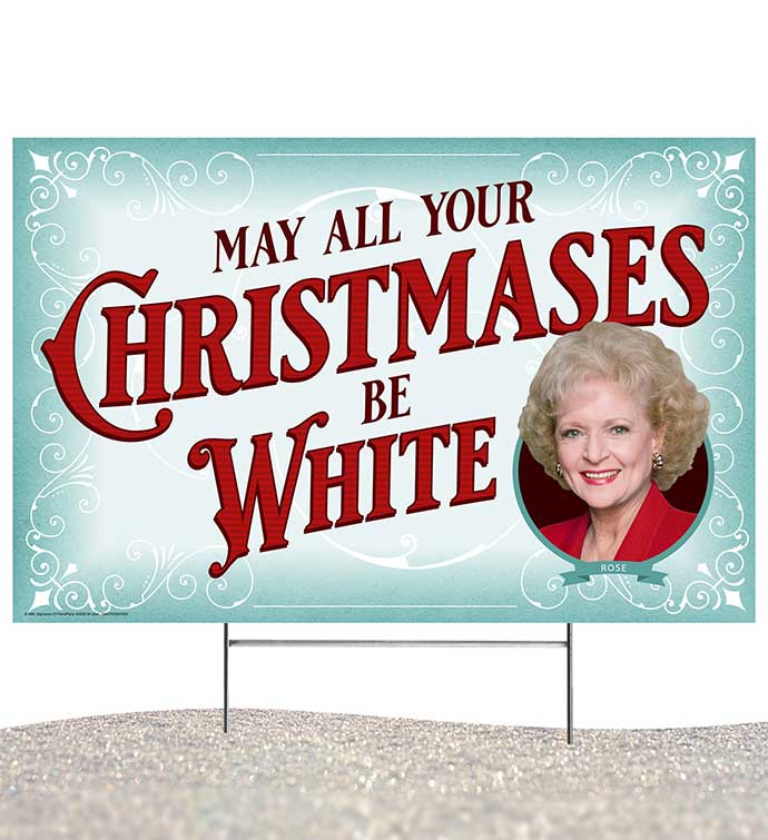 Golden Girls Holiday Yard Sign