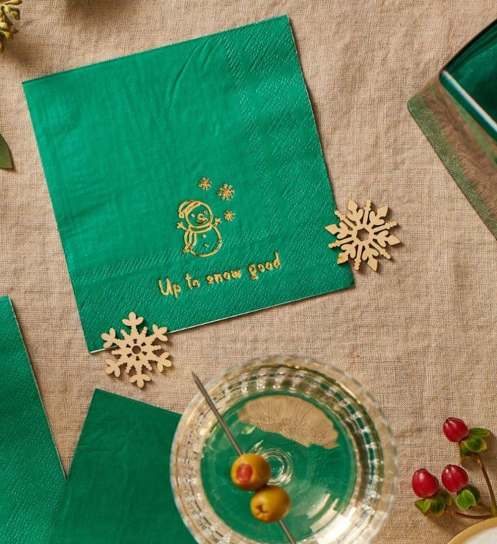 Holiday Cheer Cocktail Napkins (25 Per Pack)