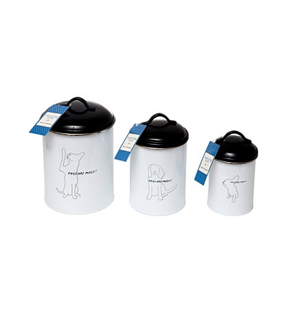 Country Living 3-Piece Pet Treat Storage Set - 'Dogs are Magic' Design