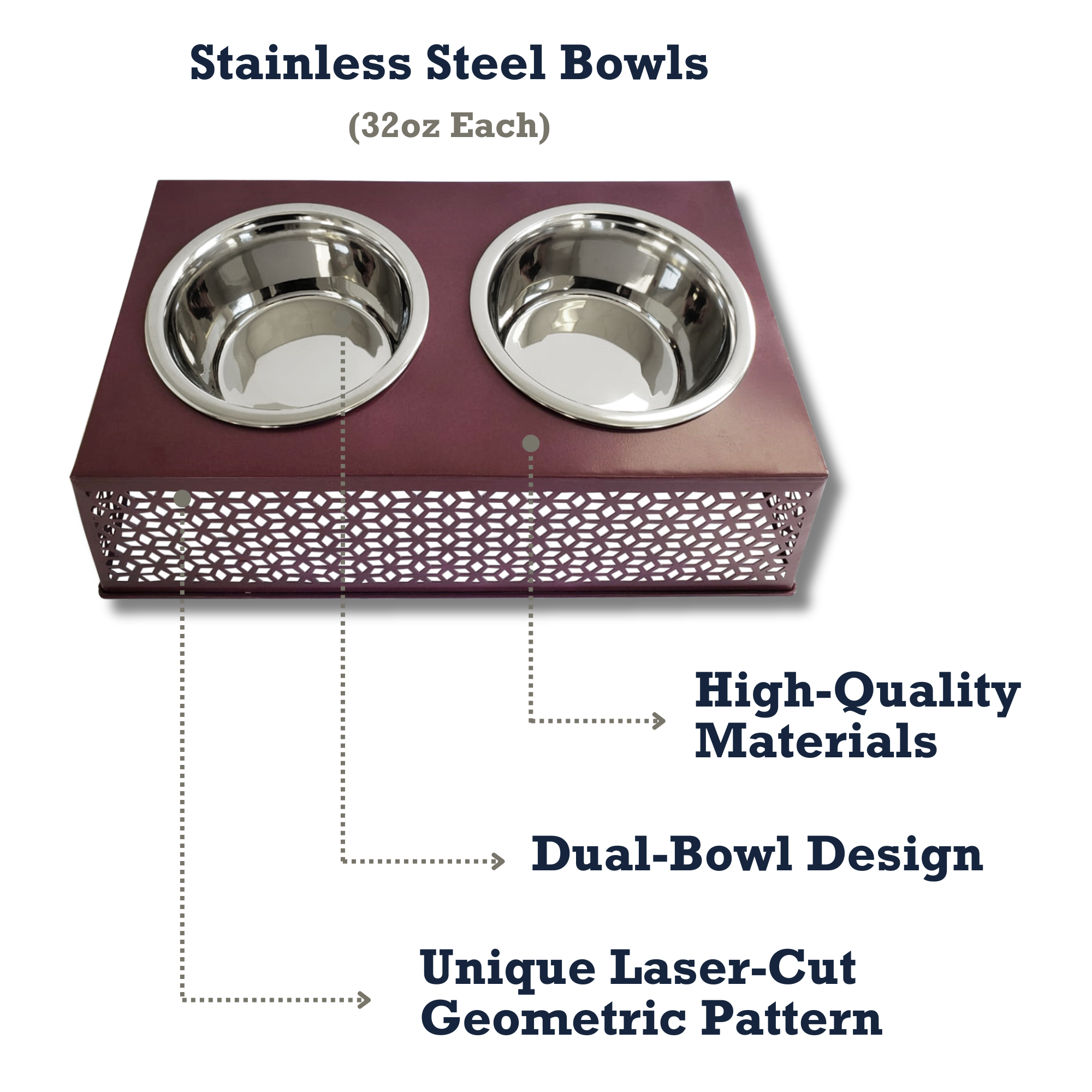 Country Living Elevated Dog Feeder