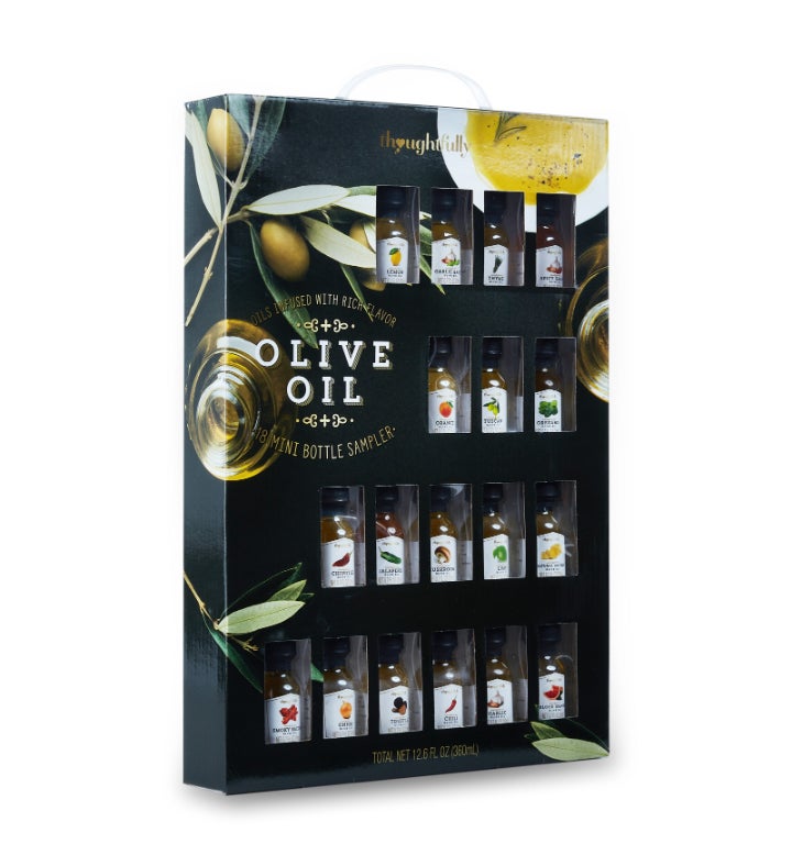 Flavor Infused Olive Oil Sampler Set, Pack Of 18