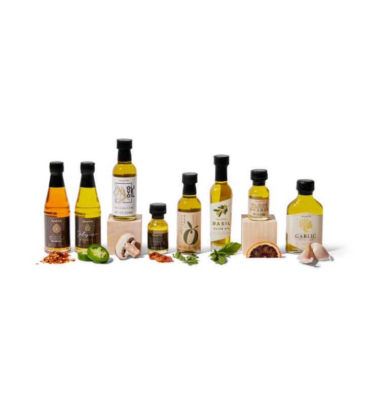 Artisanal Olive Oil Sampler, Set Of 8