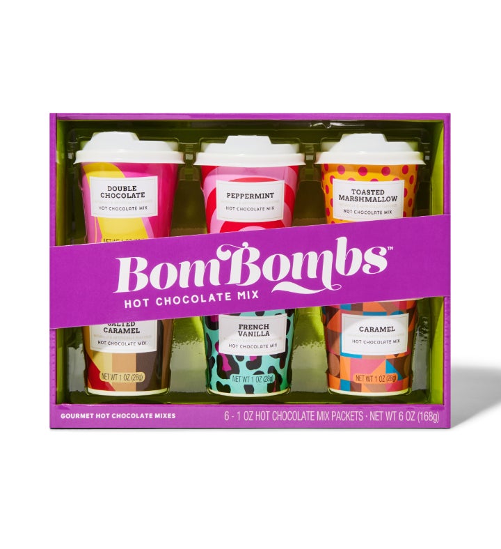 Bombombs Mini Hot Chocolate Mix Gift Set Of 6