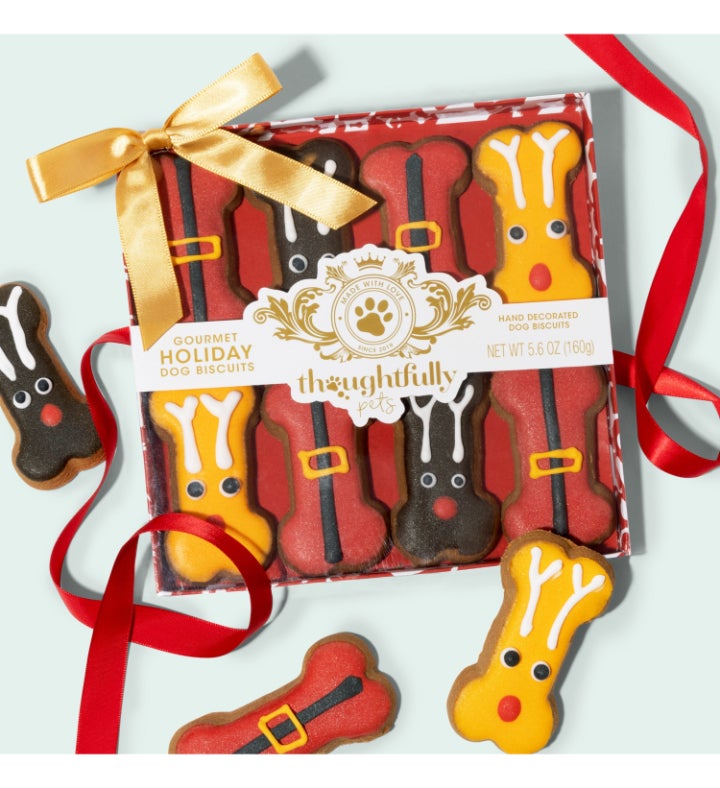 Gourmet Holiday Dog Treats, Set Of 8