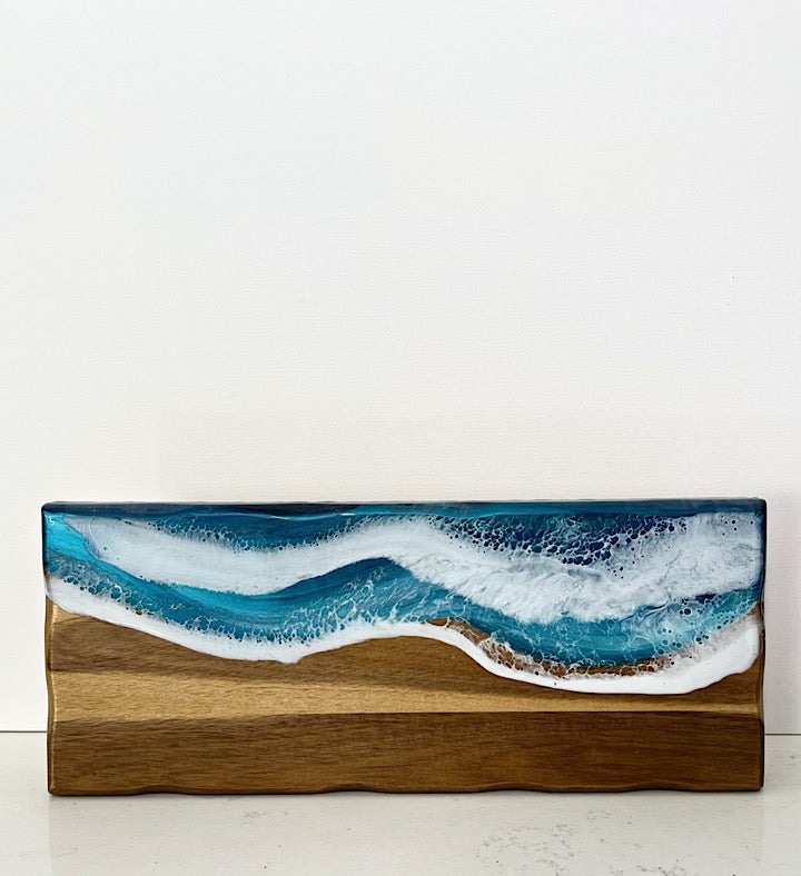 Hand Painted Seascape Charcuterie Board