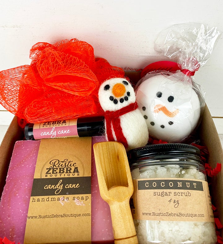 Snowman Spa Gift Box