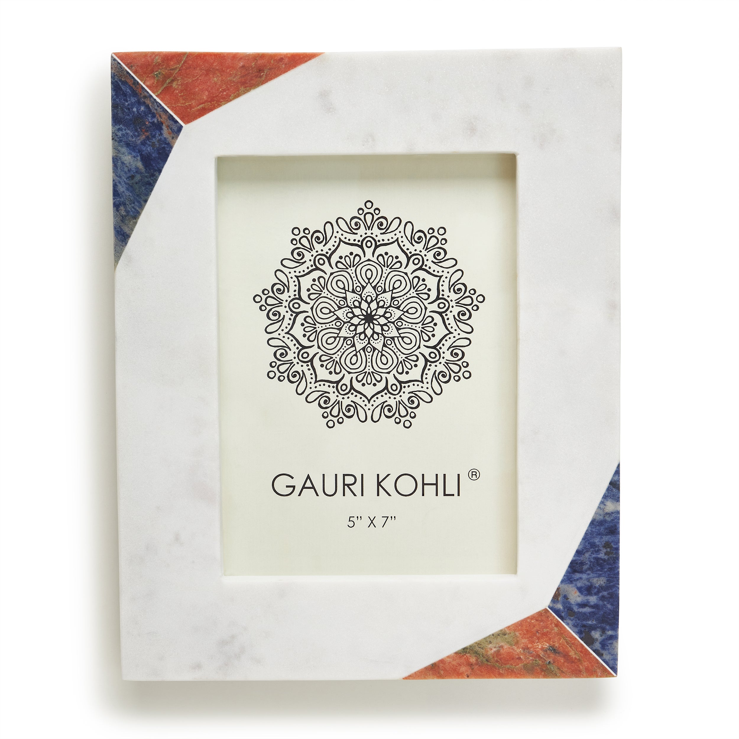 GAURI KOHLI Calista Marble Picture Frame 5" x 7"