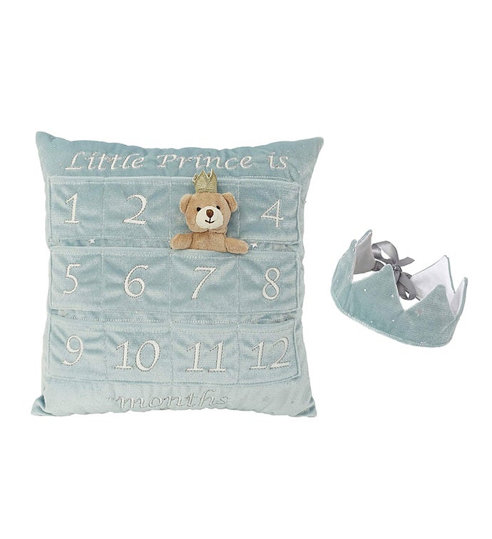 Prince First Year Pillow&crown Gift Set