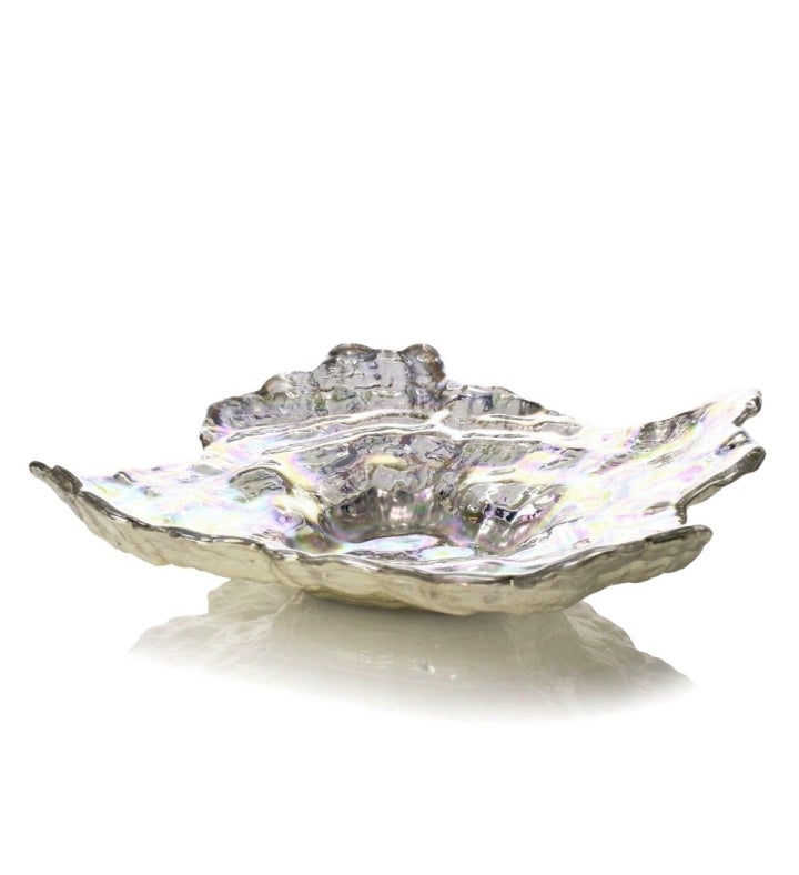 Oyster 17.5" Glass Centerpiece