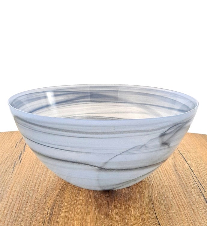 Nuage 10Inch Glass Serving Bowl, Marketplace