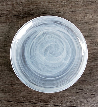 Nuage Set/4 6.5" Glass Canapé Plates