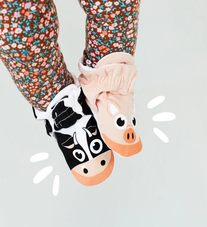 Calf & Piglet Pals Booties