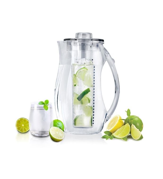 Infuze H2o Water Fruit Infusion Pitcher With Lid  clear  Bpa free